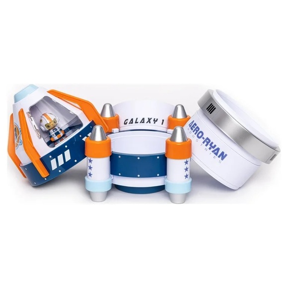 Ryan's World Galaxy Explorer Rocket 16 Pack Micro Figure Playset Spaceship Toy - Picture 3 of 13